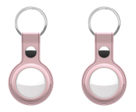 KeyBudz AirTag Keyring skórzane etui do AirTag blush pink 2 sztuki IEOKBAT2BP - 1172153 - zdjęcie 1